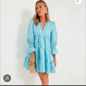 Tuckernuck Pomander Place KENZO Pastel Blue Daisy Dress. Sz M Fairy Whimsical